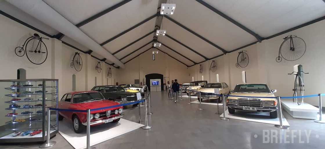 Some of the cars in Johann Rupert's collection at the Franschhoek Motor Museum. Some of the cars in Johann Rupert's collection at the Franschhoek Motor Museum.