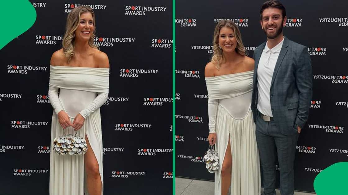 Rachel Kolisi slays the red carpet in a killer off-shoulder number that caught everyone's attention. Rachel Kolisi slays the red carpet in a killer off-shoulder number that caught everyone's attention.