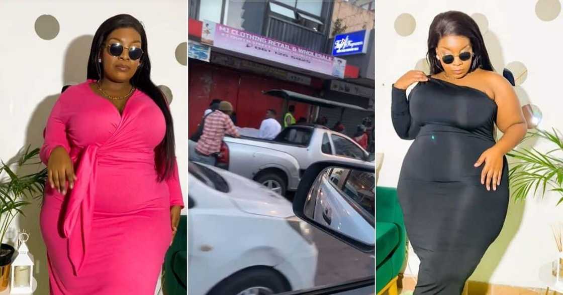 TikTok video of woman's cheap dresses plug TikTok video of woman's cheap dresses plug