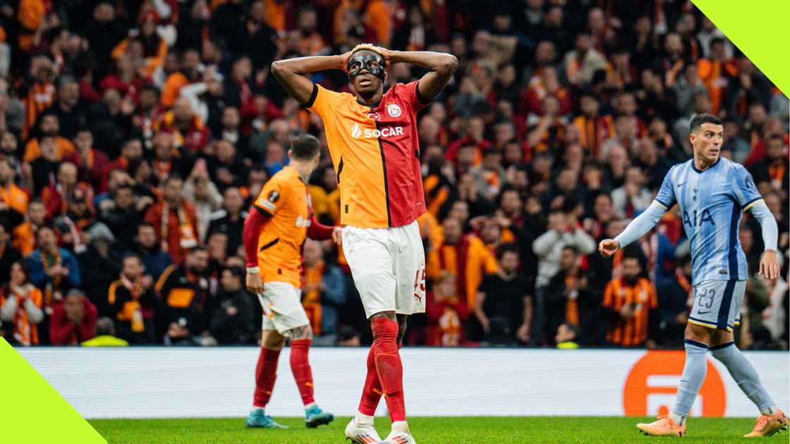 Victor Osimhen, Galatasaray, Tottenham Hotspur, Ali Sami Yen Spor Kompleksi, Istanbul, Turkiye, UEFA Champions League.