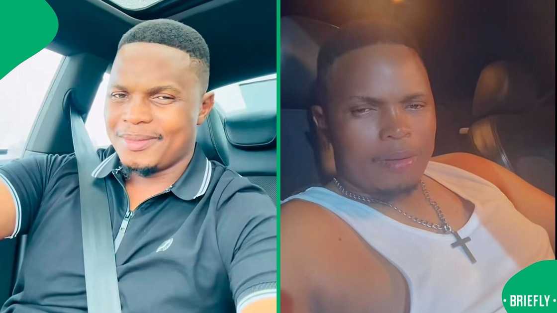 A South African man flaunted his new car in a TikTok video. A South African man flaunted his new car in a TikTok video.