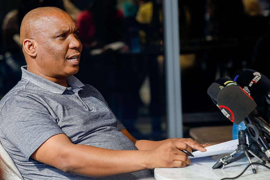 Cedrick Nkabinde testified about Paul O'Sullivan in Parliament