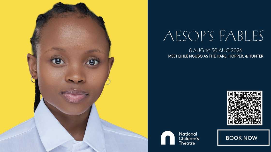 Lihle Ngubo stars as the Hare, Hopper and Hunter in National Children’s Theatre’s Aesop’s Fables, running until 30 August 2026. Image Supplied. Lihle Ngubo stars as the Hare, Hopper and Hunter in National Children’s Theatre’s Aesop’s Fables, running until 30 August 2026. Image Supplied.