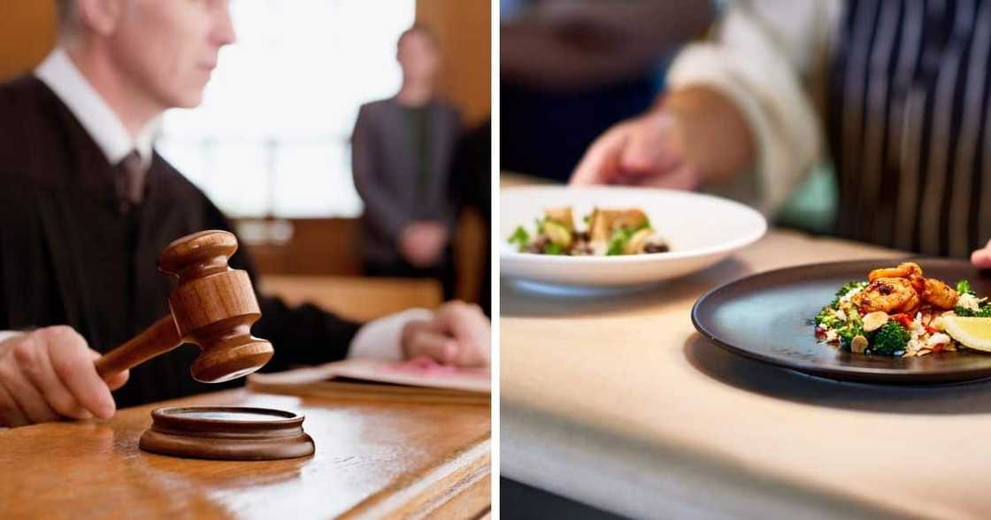 Young chef is being told by a judge to get a job. Young chef is being told by a judge to get a job.