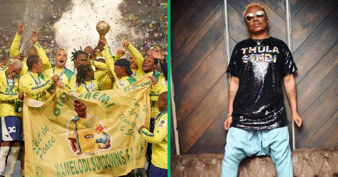Somizi Mhlongo wants Sundowns to replace the national team Somizi Mhlongo wants Sundowns to replace the national team