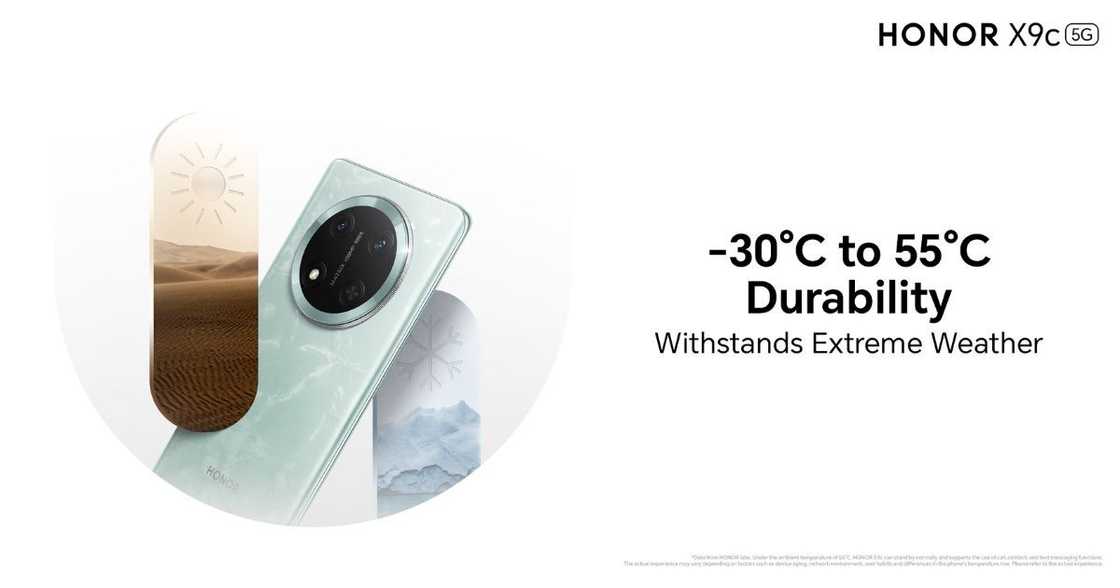 Honor X9c is water resistant and splash ready Honor X9c is water resistant and splash ready