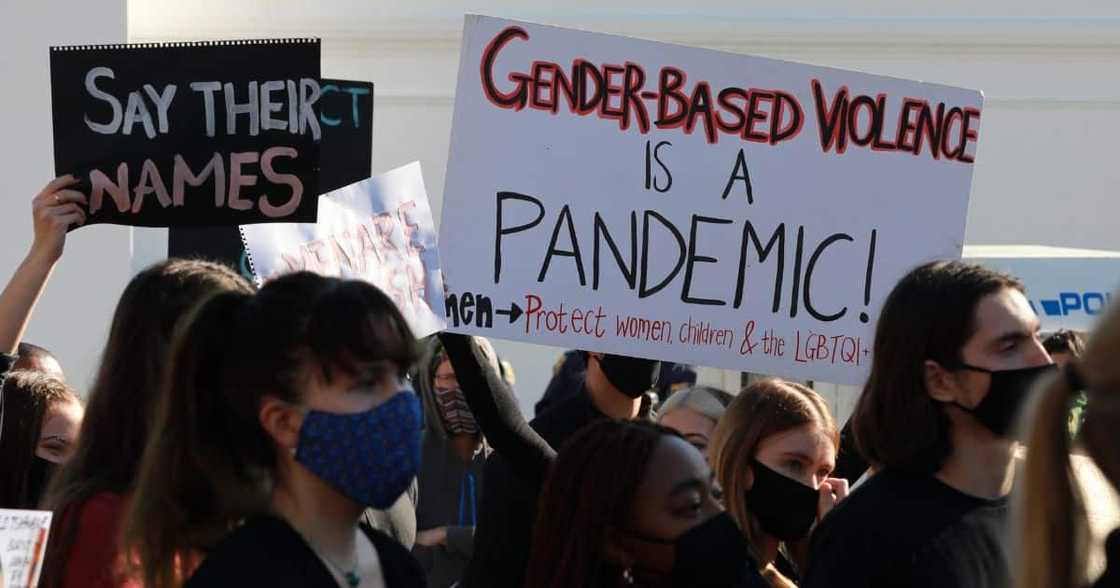 Gender-based violence protest