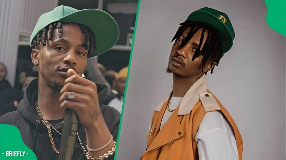 Emtee jokes about falling asleep on stage Emtee jokes about falling asleep on stage