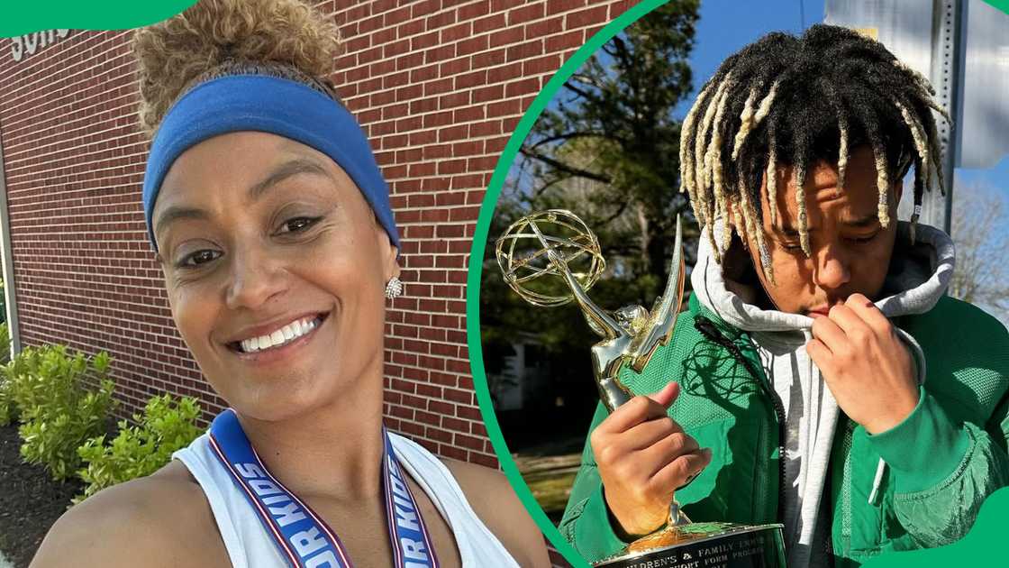 Cordae's mother is a certified fitness instructor Cordae's mother is a certified fitness instructor