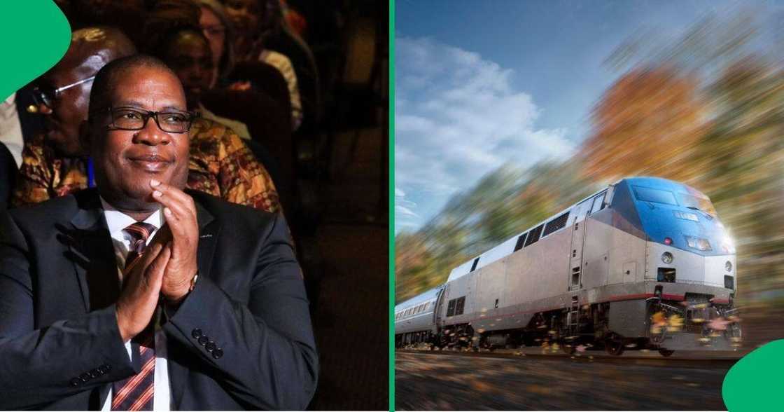 Panyaza Lesufi, Gauteng's premier, wants a speed train to Limpopo Panyaza Lesufi, Gauteng's premier, wants a speed train to Limpopo