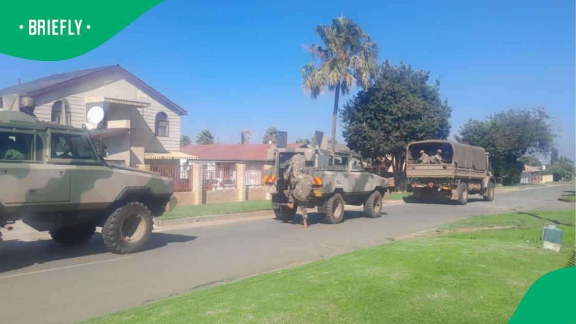 The deployment forms part of a national intervention announced by Cyril Ramaphosa