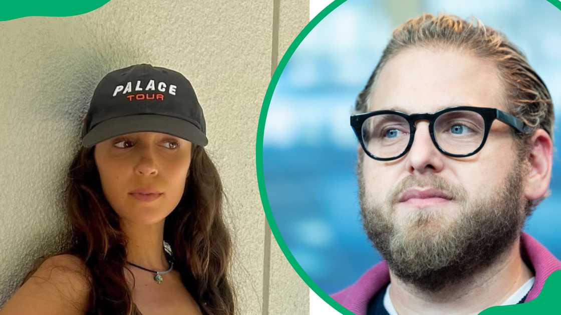 Gianna Santos (L). Jonah Hill at the 2019 Berlinale International Film Festival (R) Gianna Santos (L). Jonah Hill at the 2019 Berlinale International Film Festival (R)