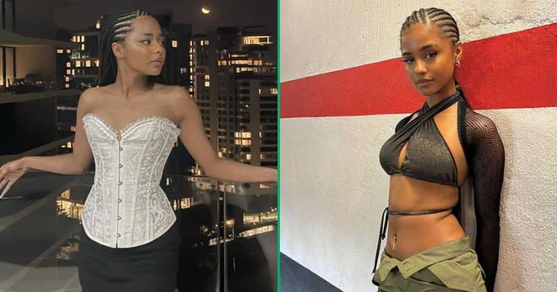 Tyla and her lookalike sister Sydney Tyla and her lookalike sister Sydney