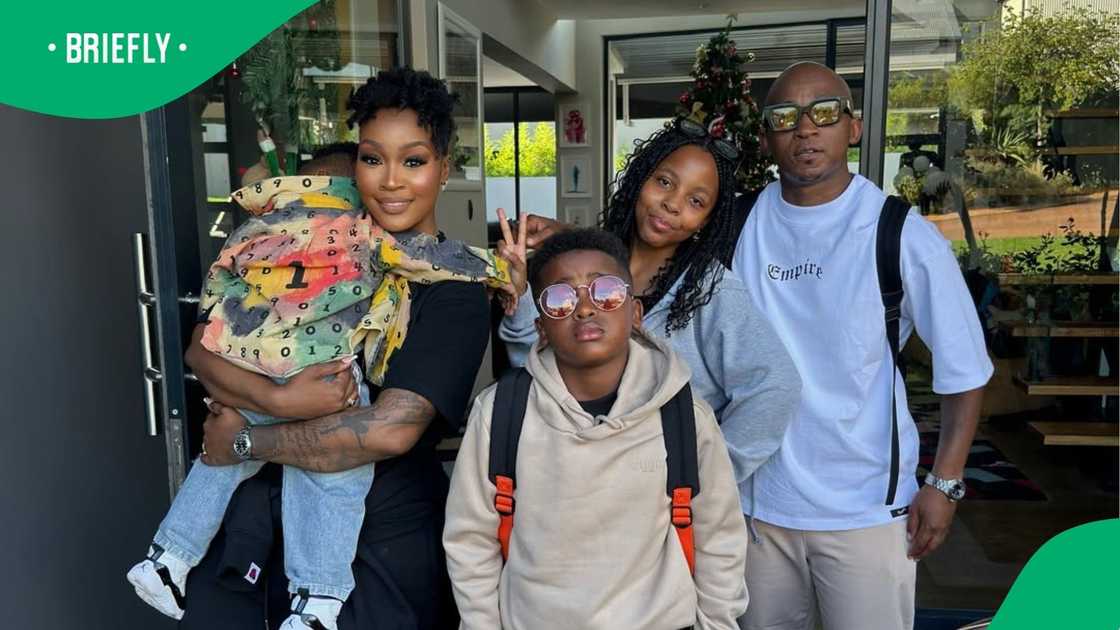 Khuli Chana with his family Khuli Chana with his family