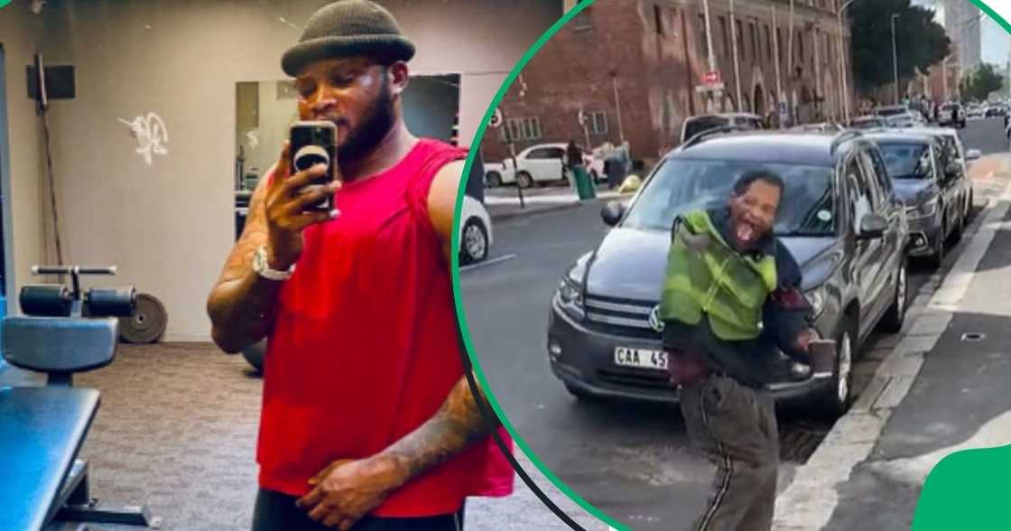 Fake beggar spotted in Cape Town Fake beggar spotted in Cape Town