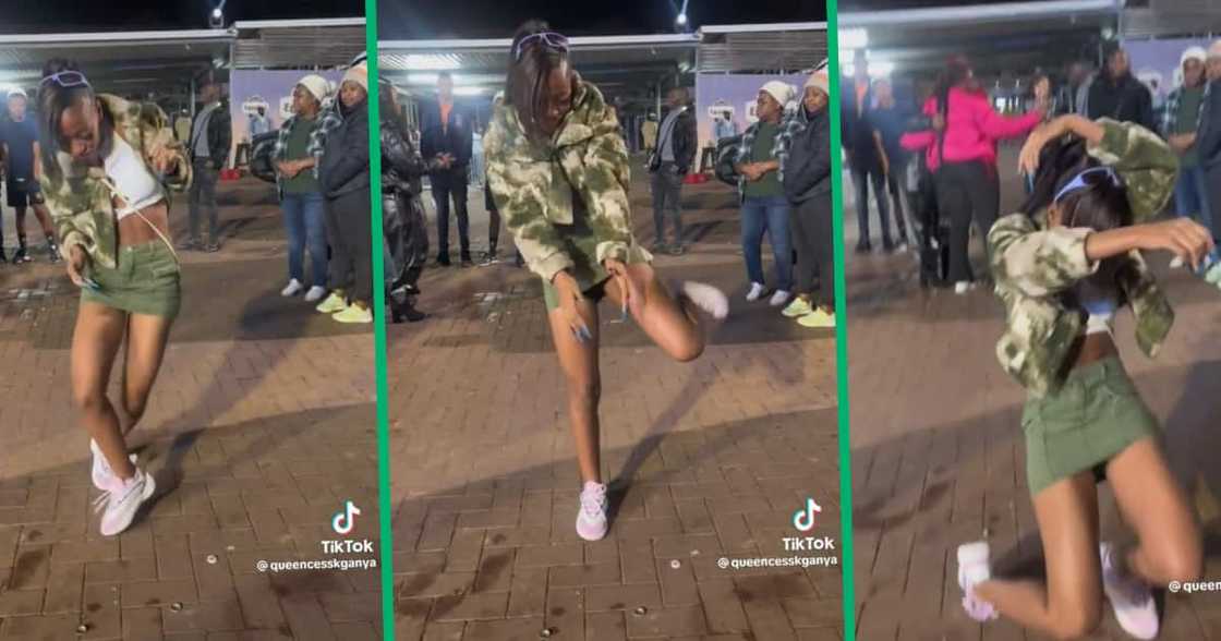 Young woman’s mesmerizing dance moves take the Kunkra challenge by storm at Eyadini shisa nyama