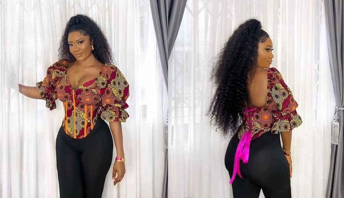 Stylish fancy Ankara tops Stylish fancy Ankara tops