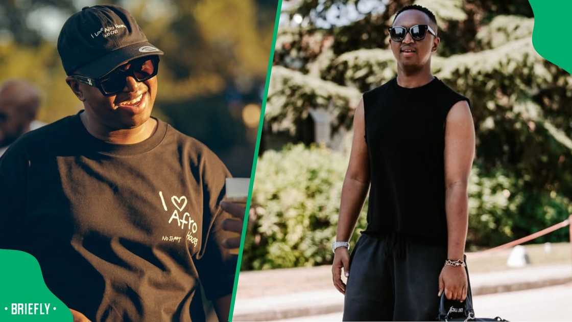 DJ Shimza shared pictures flaunting his new physique