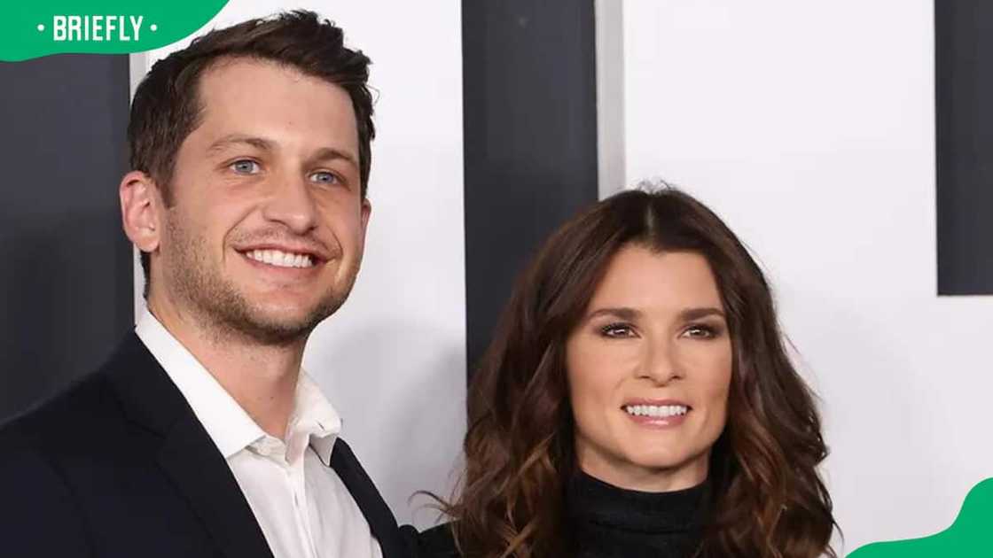 Carter Comstock and Danica Patrick at Lincoln Center