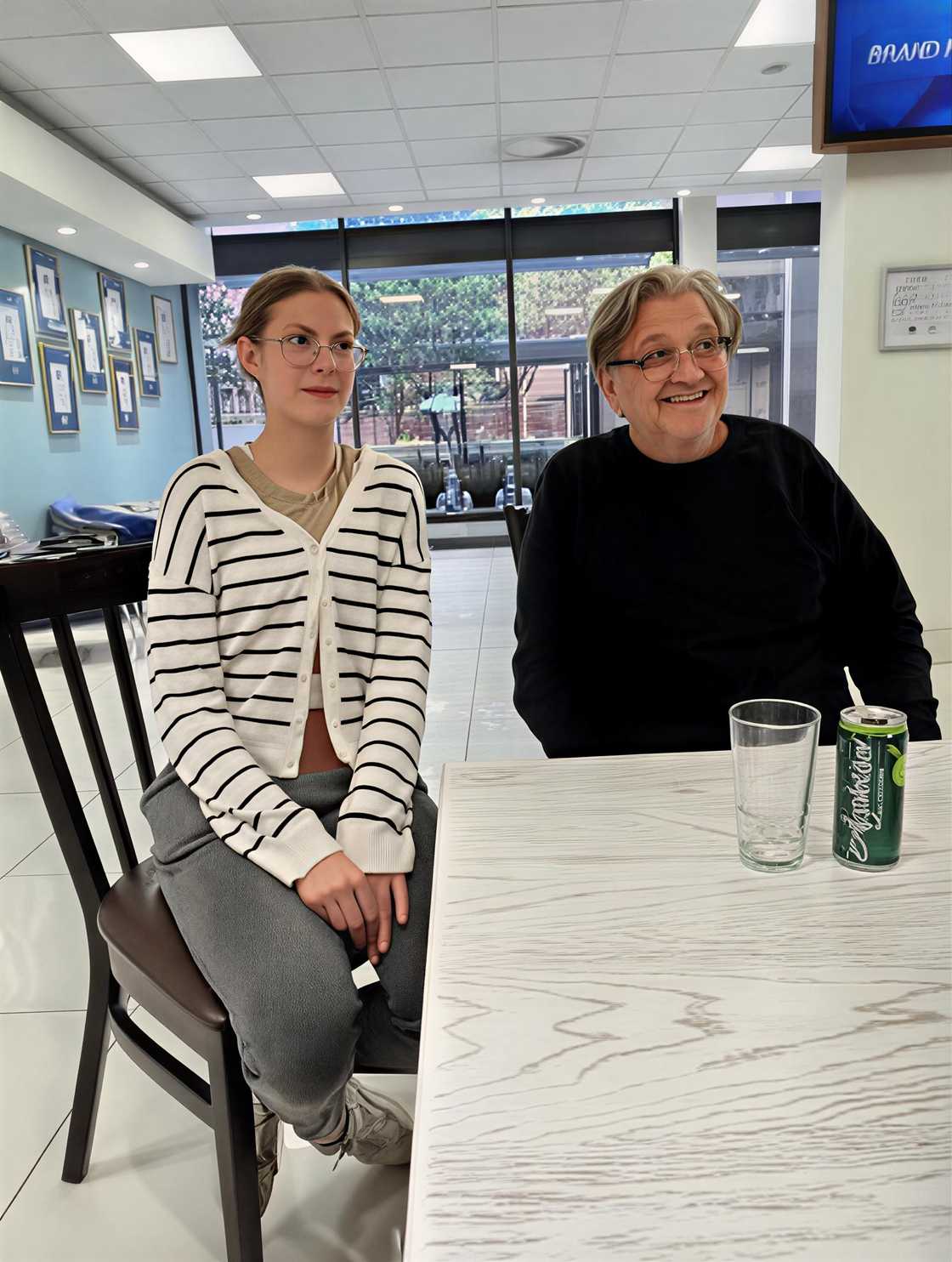 Sarah Hunkin and Stephen Hazley, the executive head of Reddam House Bedfordview, sat together in an open space. Sarah Hunkin and Stephen Hazley, the executive head of Reddam House Bedfordview, sat together in an open space.
