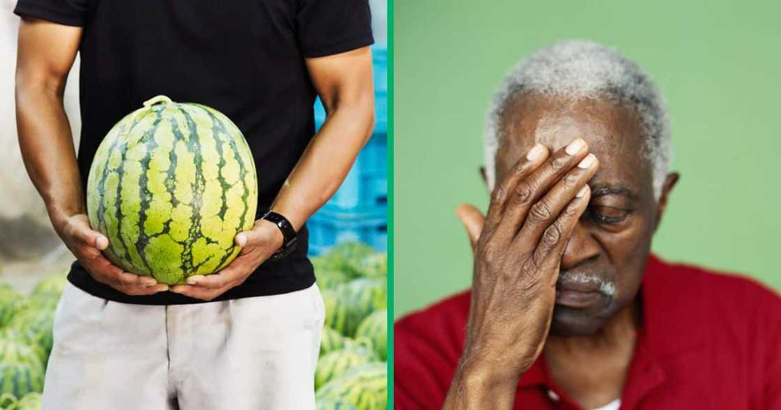 TikTok video shows watermelon cut by family TikTok video shows watermelon cut by family