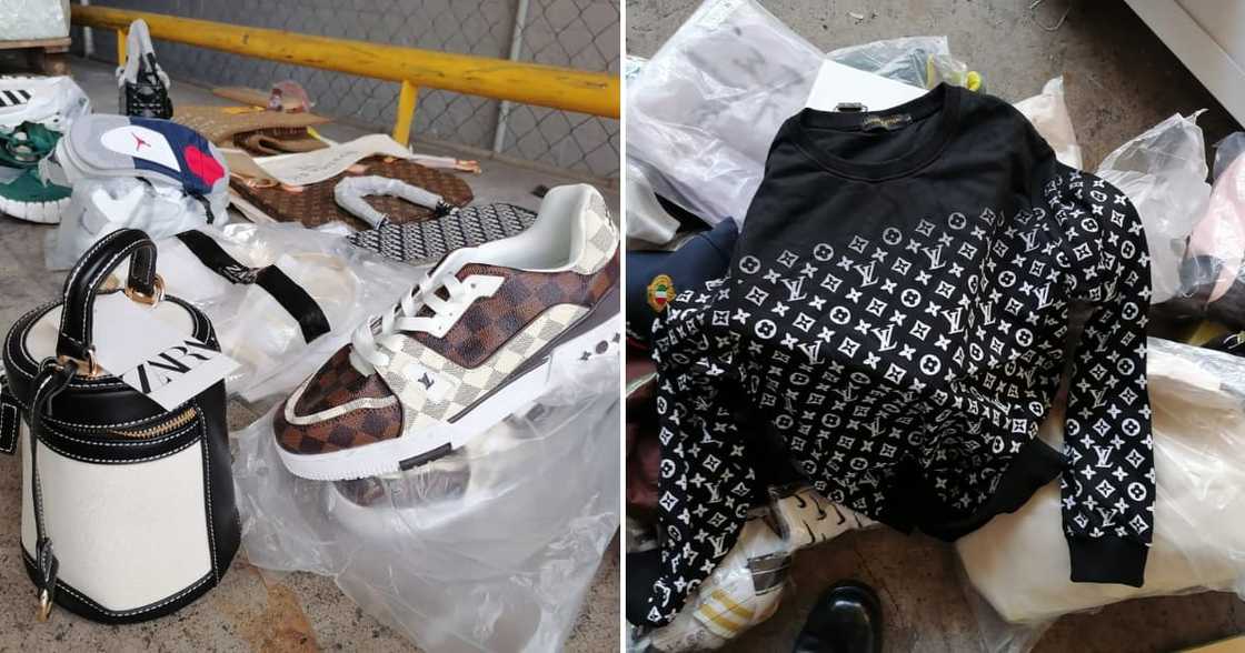 Durban police confiscate fake designer goods Durban police confiscate fake designer goods
