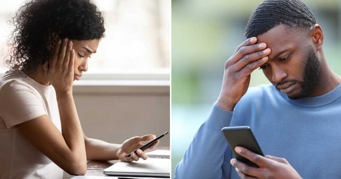 A sad woman took to the socials to ask advice after her boyfriend blocked her A sad woman took to the socials to ask advice after her boyfriend blocked her