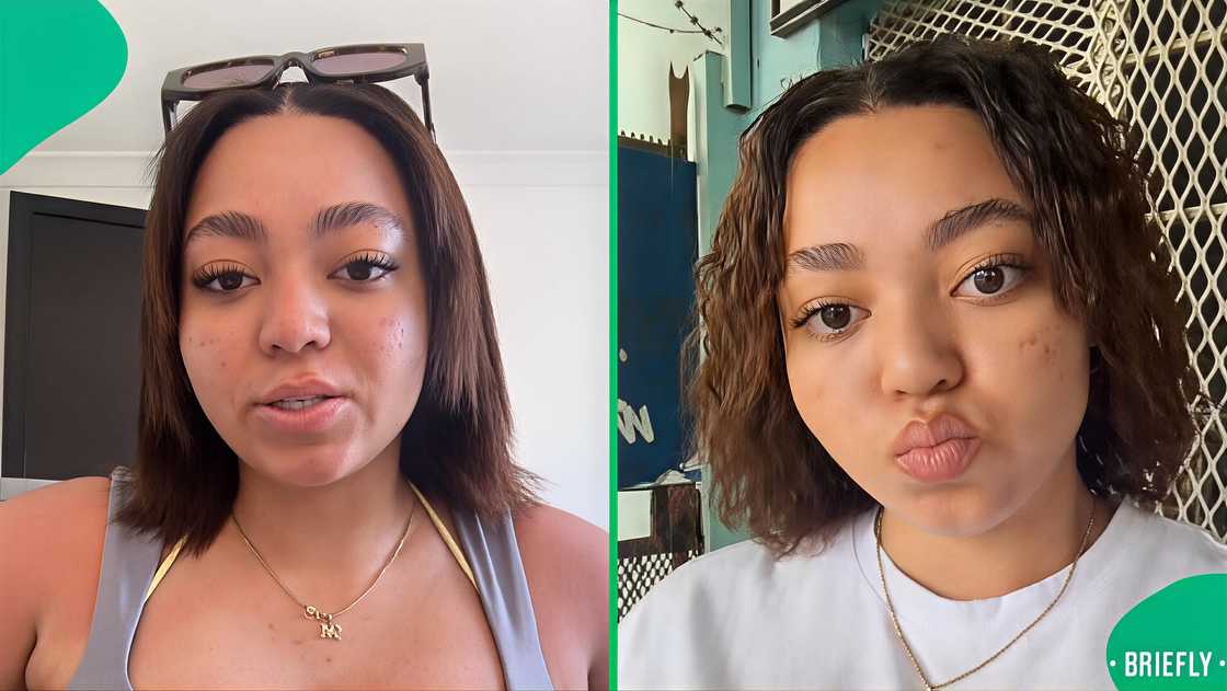 A woman posed in a TikTok video that went viral on social media.