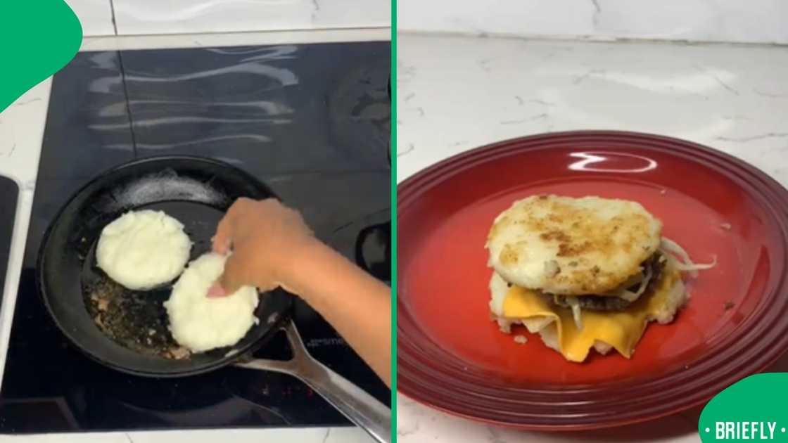 A pap burger tutorial on TikTok quickly went viral as South Africans weighed in on the unusual take A pap burger tutorial on TikTok quickly went viral as South Africans weighed in on the unusual take