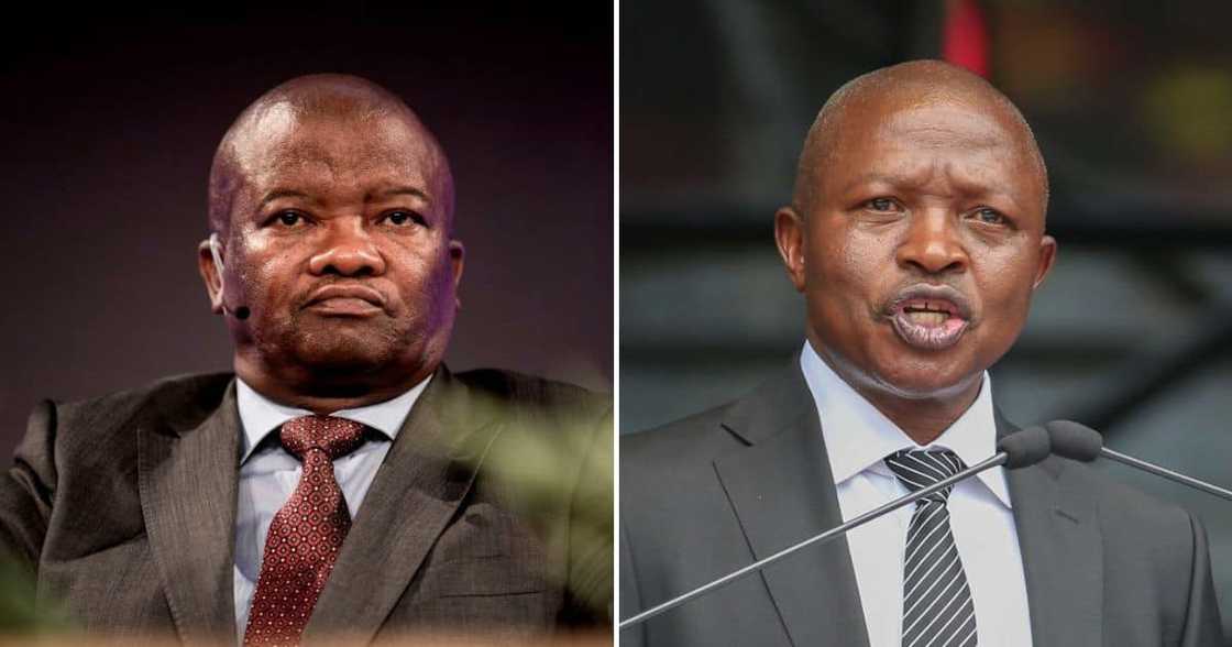 UDM leader Bantu Holomisa and Deputy President David Mabuza