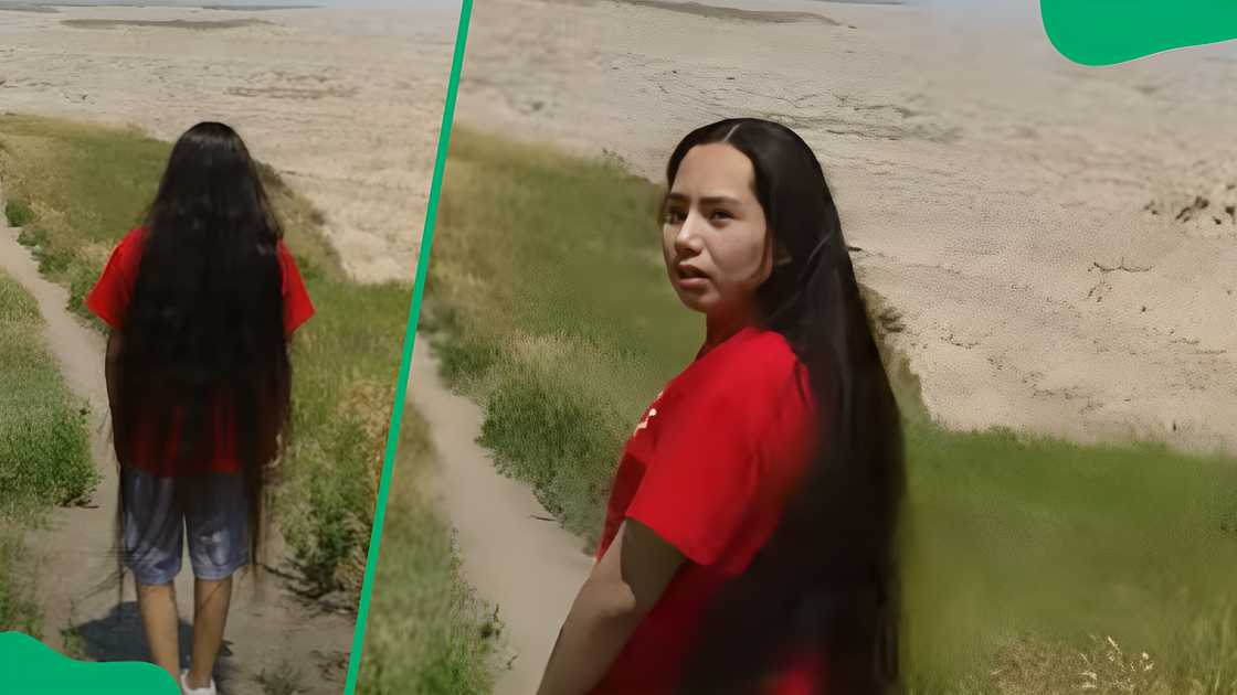 Male teen with the longest hair