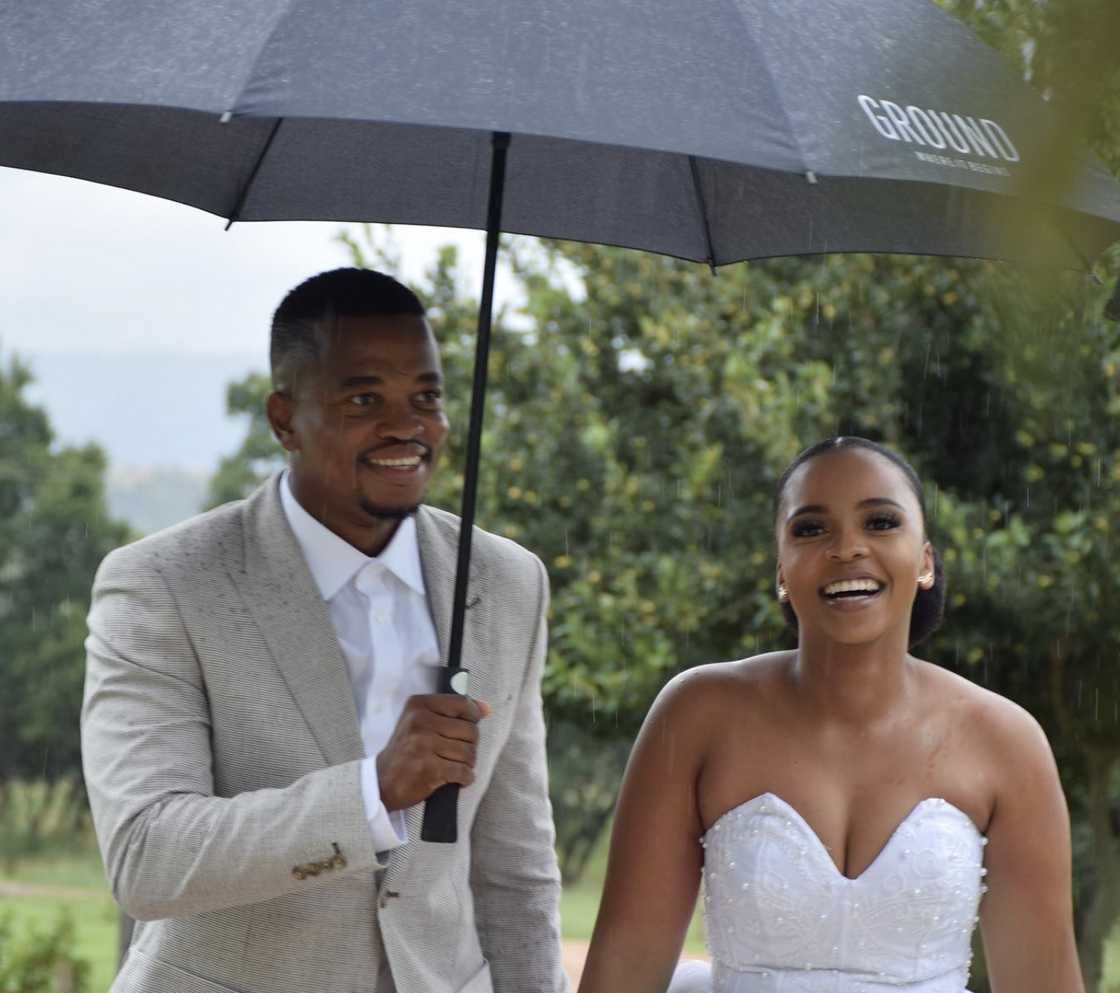 Mzansi showed love to Mpho Popps and his wife