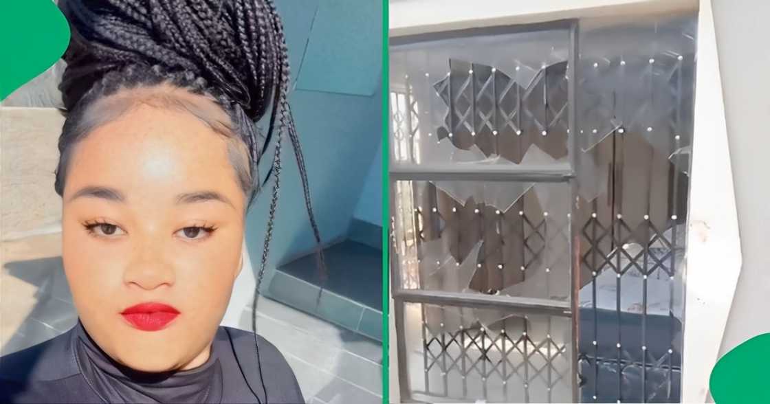 A Mzansi woman shared visuals of angry ex boyfriend A Mzansi woman shared visuals of angry ex boyfriend