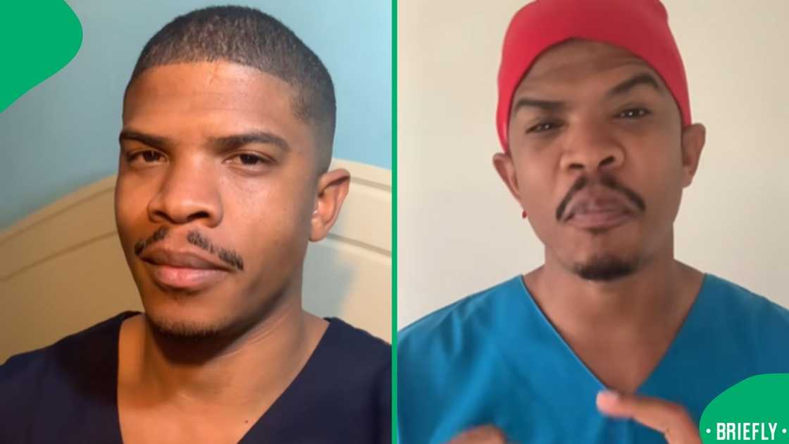 The image on the right showed Enrico mid vlog