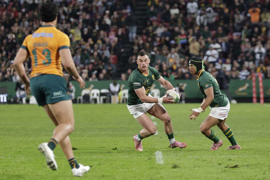 Springboks captain Jesse Kriel in action at the Rugby Championship first round Test match between South Africa and Australia Springboks captain Jesse Kriel in action at the Rugby Championship first round Test match between South Africa and Australia