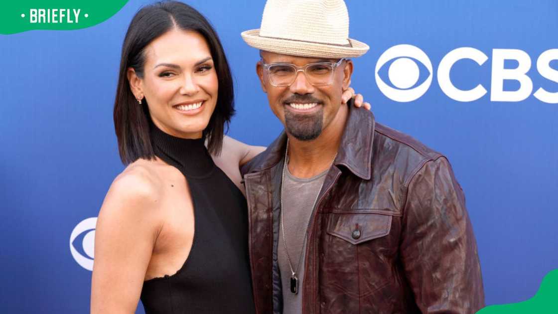 Jesiree Dizon and Shemar Moore at the 2024 CBS Fall Schedule Celebration at Paramount Studios