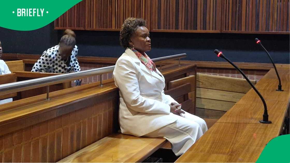 Yakhe Kwinana during her previous court appearance