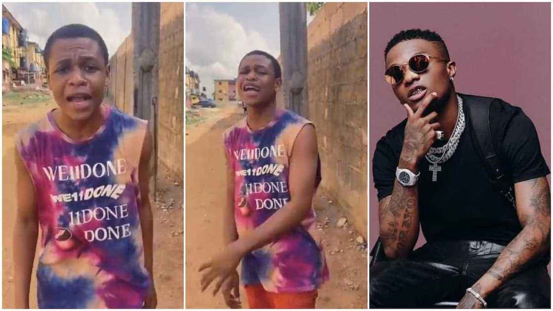 Young Man Sings Cover of Wizkid's Song, Wows People with his Sweet 'Angelic' Voice in Viral Video Young Man Sings Cover of Wizkid's Song, Wows People with his Sweet 'Angelic' Voice in Viral Video