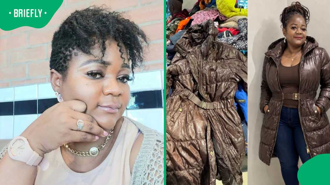 SA woman finds H&M coat for R80 at Dunusa, impressing Mzansi SA woman finds H&M coat for R80 at Dunusa, impressing Mzansi