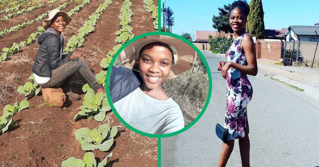 The young lady in Soweto is a farmer and a carpenter. She does not like nine-to-five jobs The young lady in Soweto is a farmer and a carpenter. She does not like nine-to-five jobs