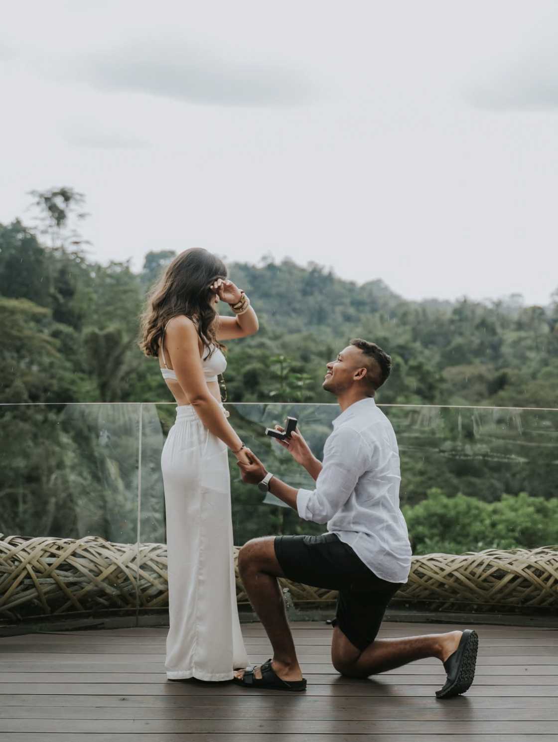 Nadia is engaged.