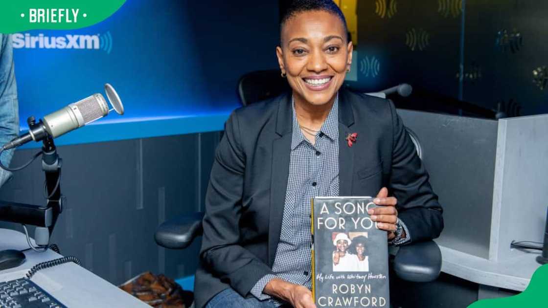 Robyn Crawford during an interview at SiriusXM Studios in 2019 Robyn Crawford during an interview at SiriusXM Studios in 2019