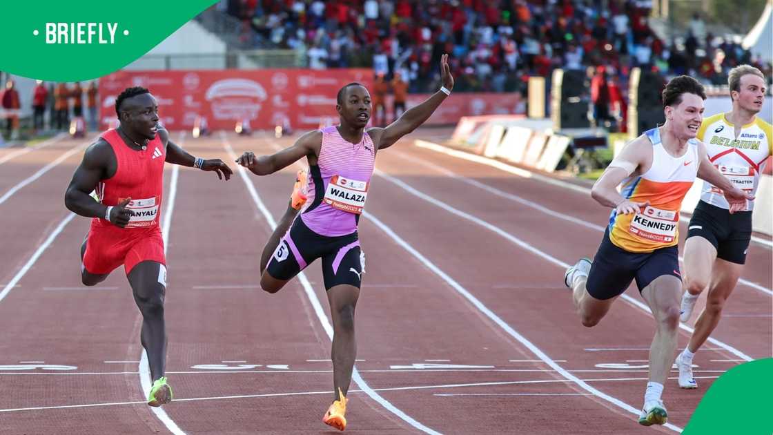 The 19-year-old Bayanda Walza blazed to victory in the men’s 100m final at the FISU Games in Germany, clocking an impressive 10.16 seconds