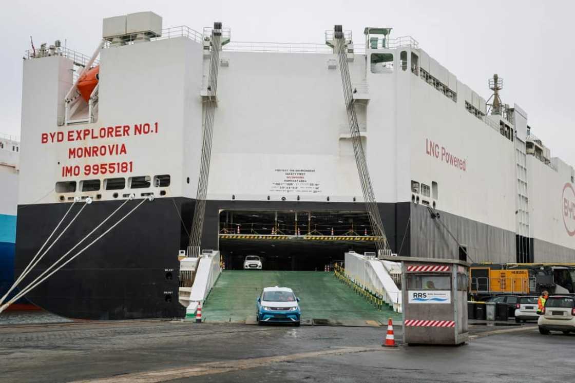 Chinese car manufacturer BYD commissioned the construction of its own ships to transport its vehicles Chinese car manufacturer BYD commissioned the construction of its own ships to transport its vehicles