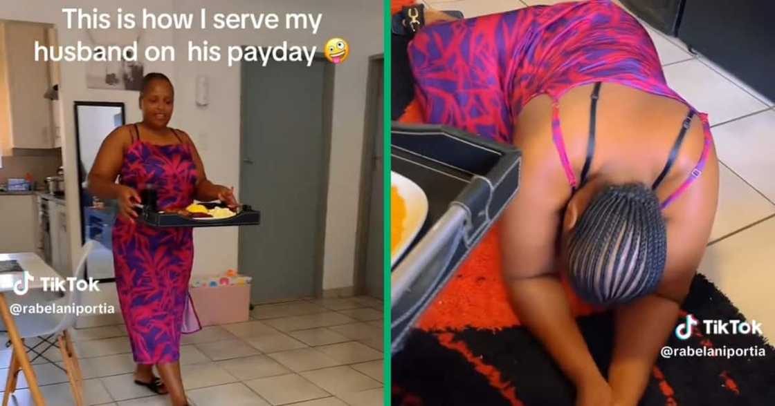 Venda wife demonstrated how she serves her husband food Venda wife demonstrated how she serves her husband food