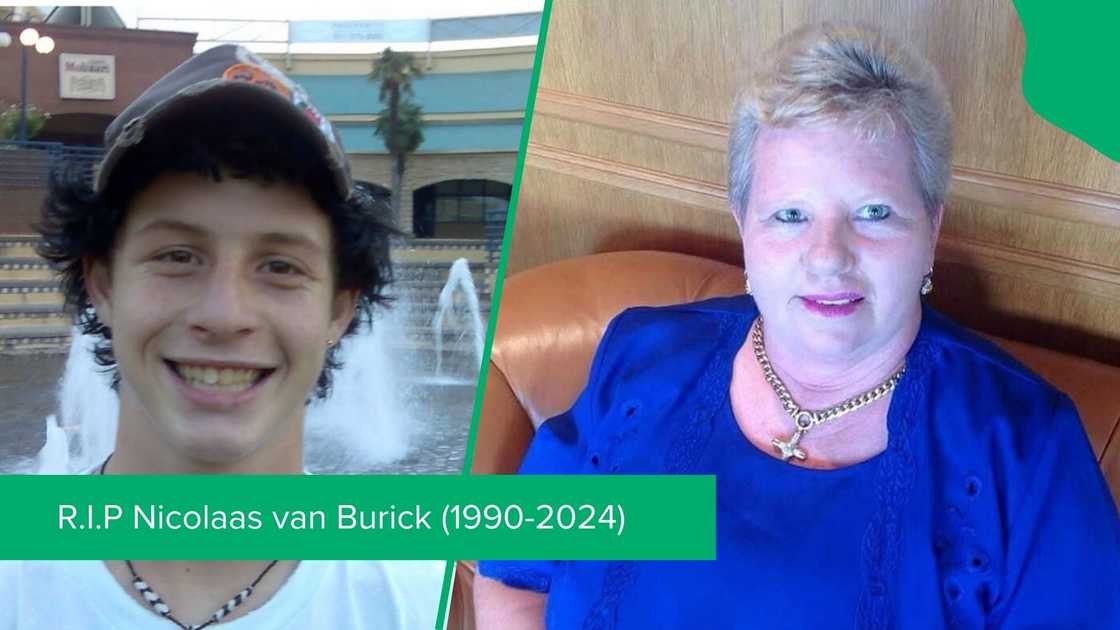 Cicilia van Burick found out about her son Nicholas' death at Helen Joseph Hospital via a Facebook video.