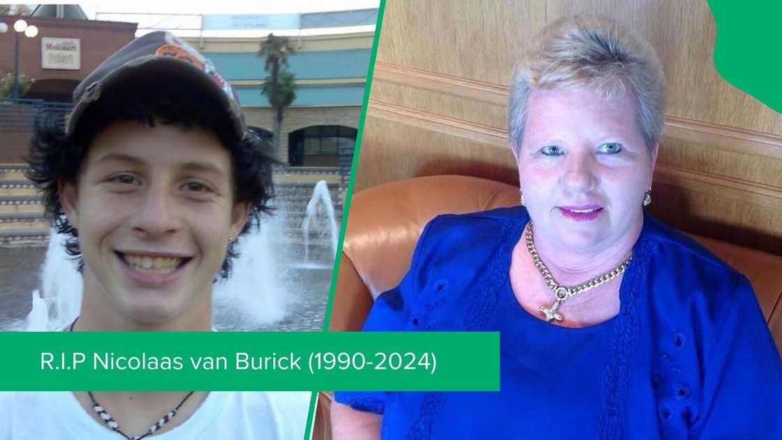Cicilia van Burick found out about her son Nicholas' death at Helen Joseph Hospital via a Facebook video. Cicilia van Burick found out about her son Nicholas' death at Helen Joseph Hospital via a Facebook video.