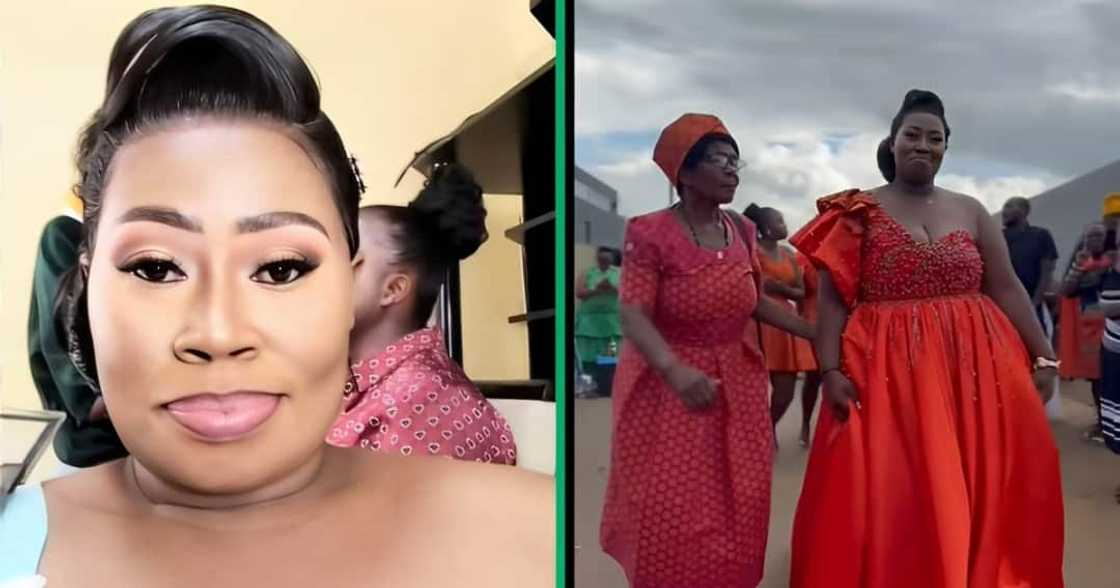 A beautiful bond between a bride and her mother-in-law is seen in a TikTok video. A beautiful bond between a bride and her mother-in-law is seen in a TikTok video.
