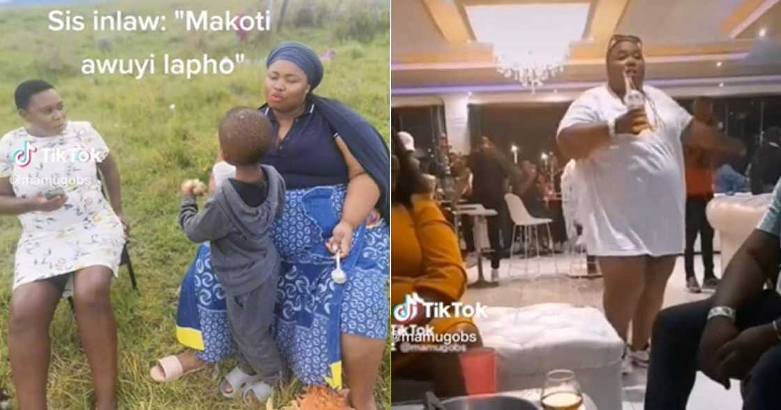 South African shows how she behaves as a daughter-in-law South African shows how she behaves as a daughter-in-law