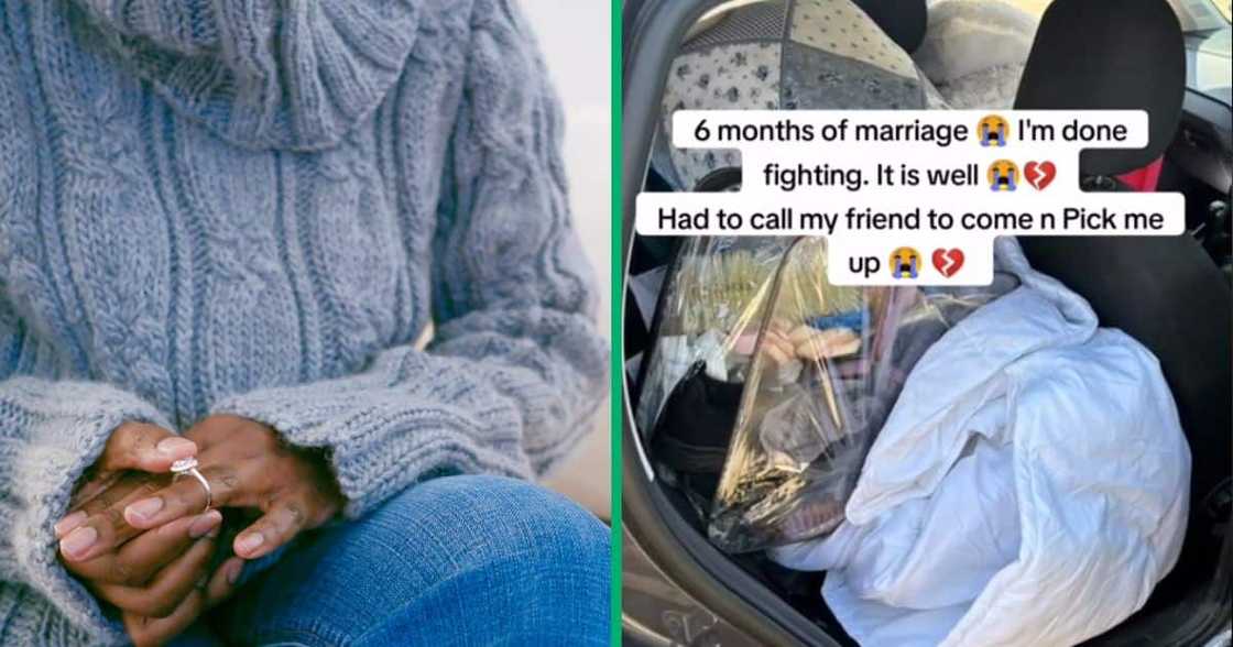 Woman leaves 6-month marriage Woman leaves 6-month marriage